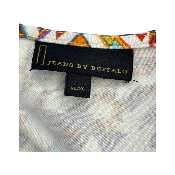 Jeans By Buffalo Dress Colorful Aztec Pattern Cap Sleeves Women's Size XL - Picture 2 of 10